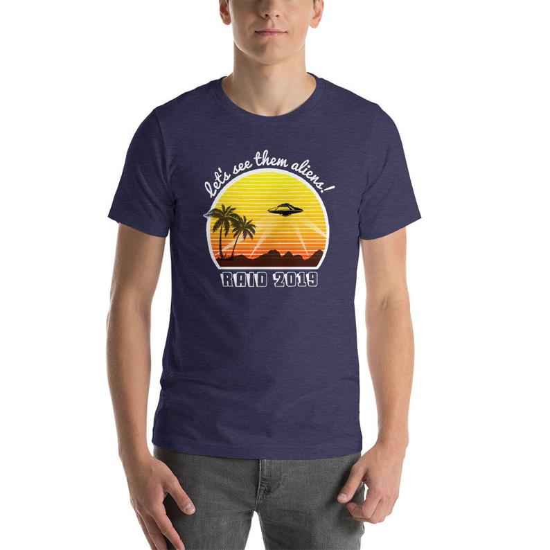 Area 51 t-shirts: Raid Meme, Endless Summer Style