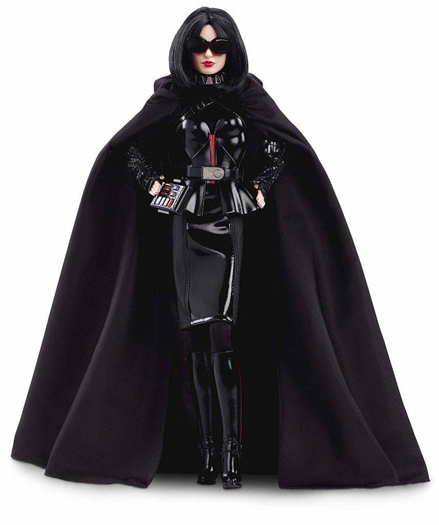 The Barbie Darth Vader Star Wars Doll. A little "Devil Wears Death Star Prada" perhaps?