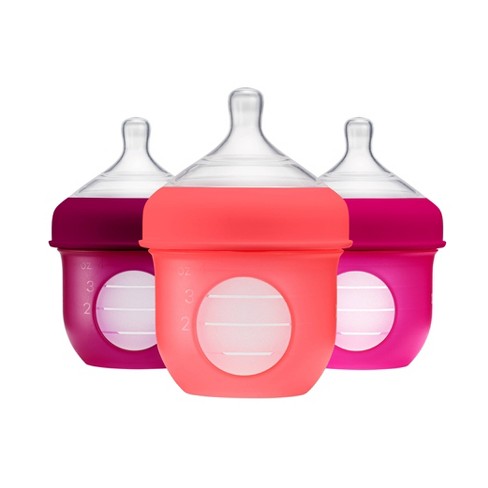 Best baby shower gifts under $30: Boon Nursh silicone bottle set