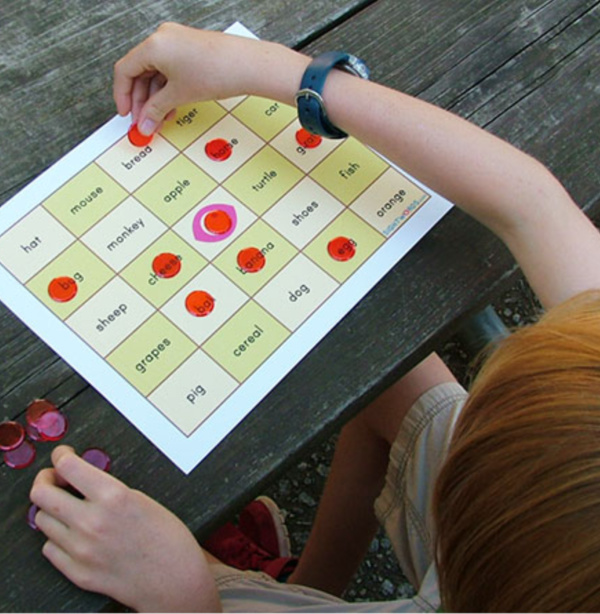 18 free sight word printables: Kindergarten sight word bingo