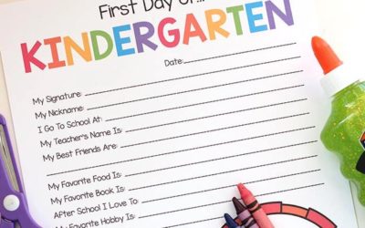 7 great Kindergarten printables for an awesome first year at school, most of them free | Back to School Guide 2019