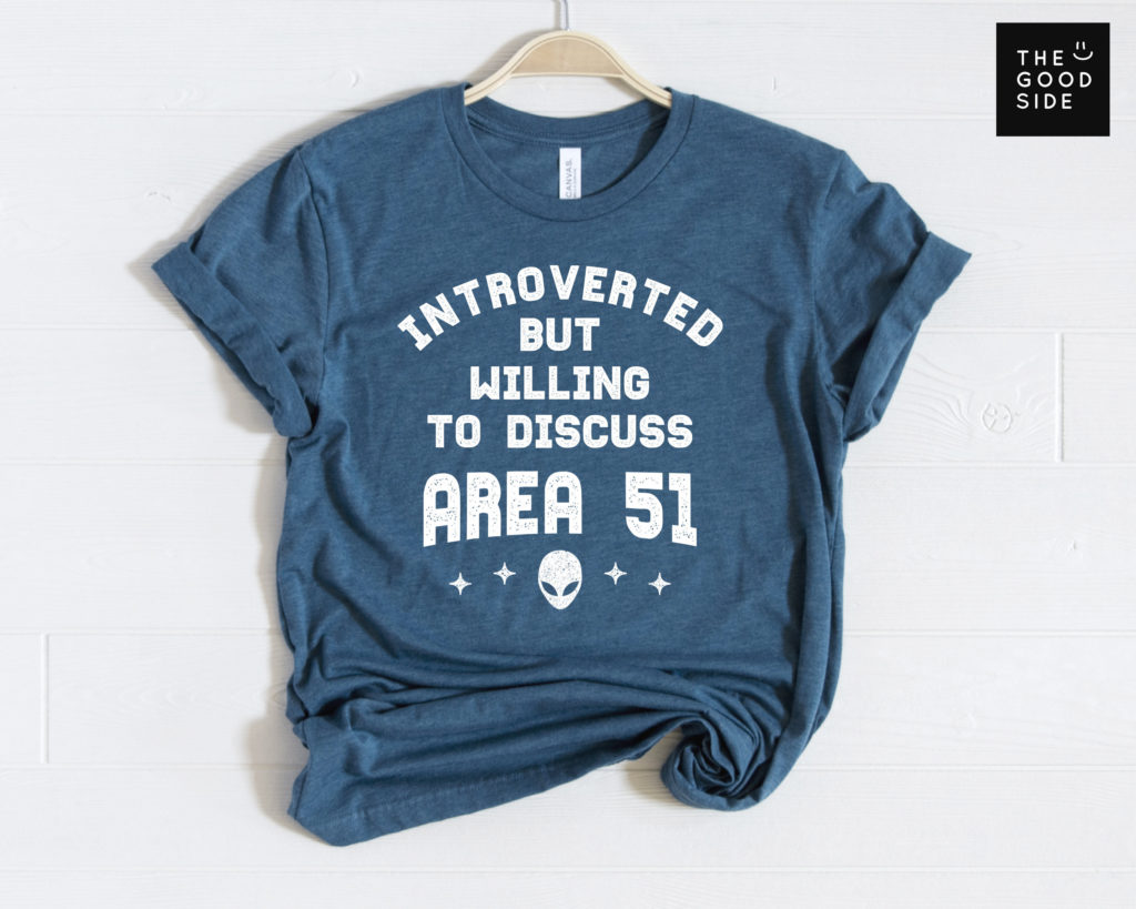 Introvert Area 51 t-shirt