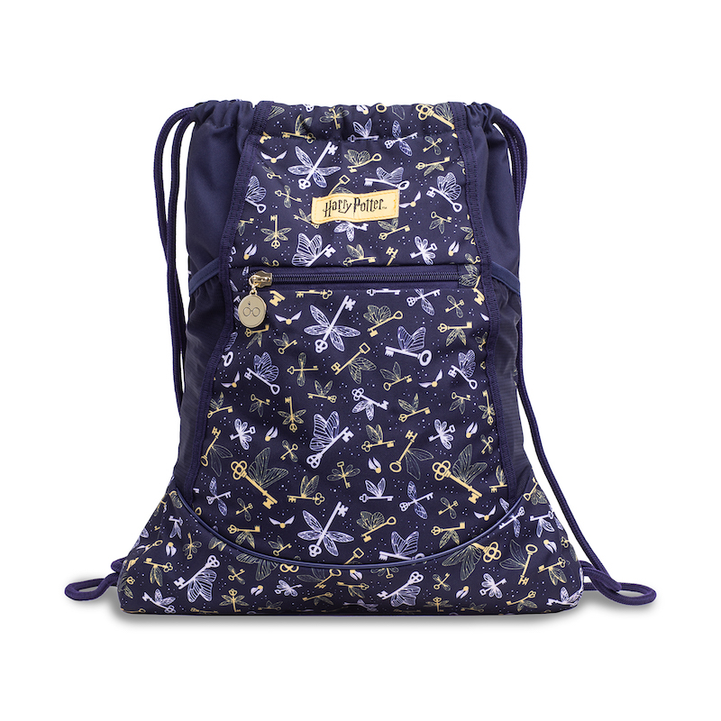 The new bags from JuJuBe + Harry Potter: Collection includes a drawstring tote for after school activities or even the gym