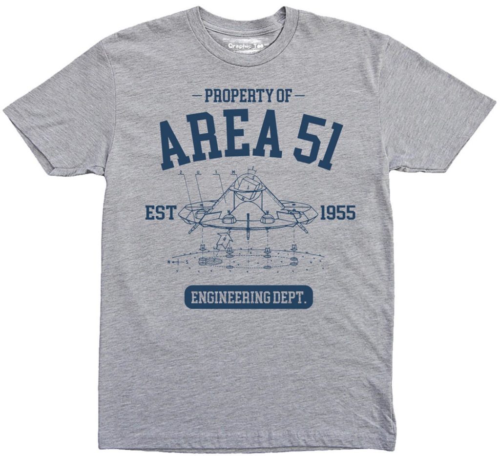 Property of Area 51 t-shirt
