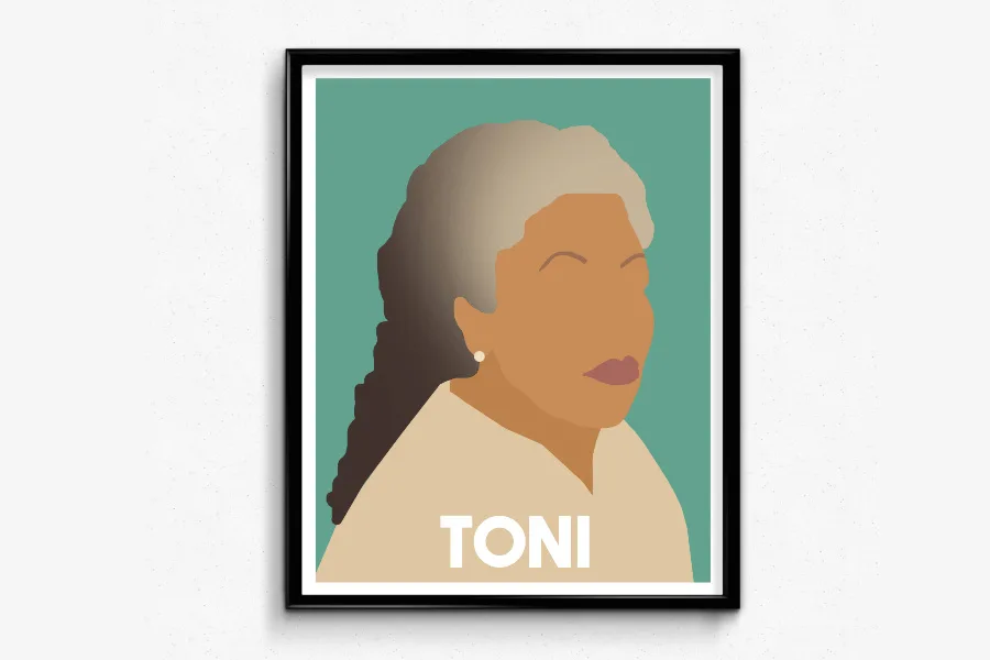 Toni Morrison: The essential reading list | print via The Film Artist on Etsy