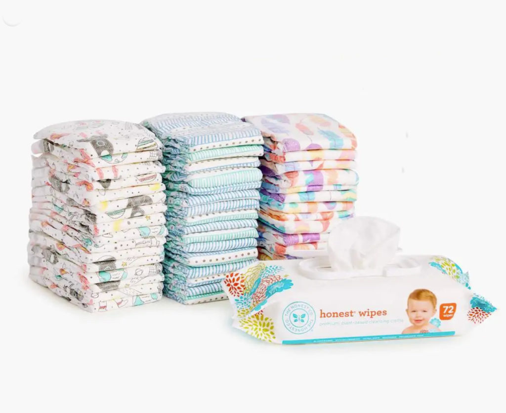 Best baby shower gifts $50-150: Honest diaper and wipes subscription | Cool Mom Picks Baby Shower Gift Guide