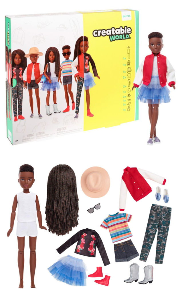 Mattel's new Creatable World gender-neutral doll kits give your kids a blank canvas for creativity and imaginative play