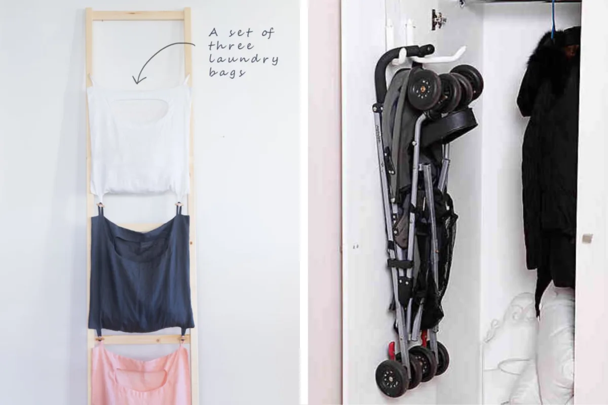 Decluttering ideas: 8 things to hang, and free up floor space!