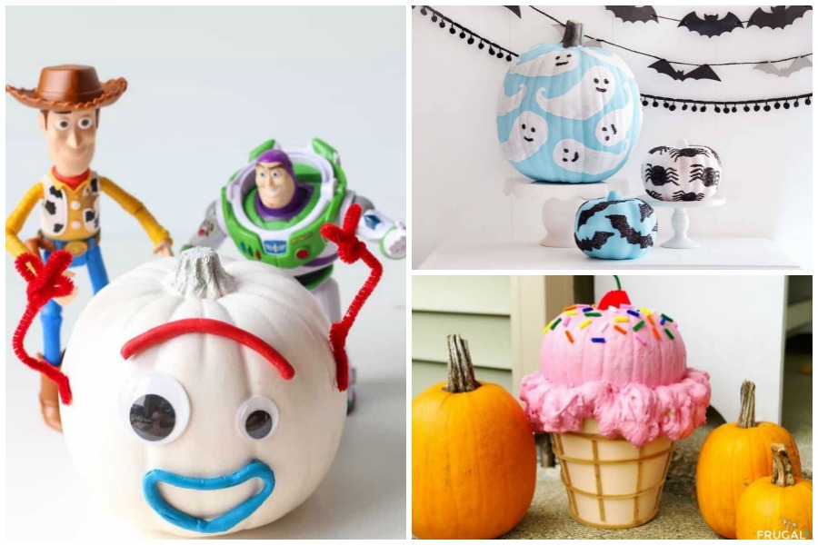 8 cute pumpkin decorating ideas for kids that are not scary at all