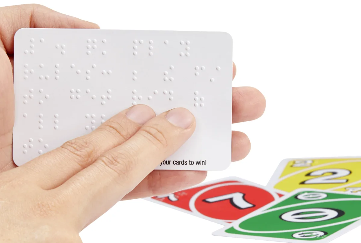 UNO Braille card deck introduced