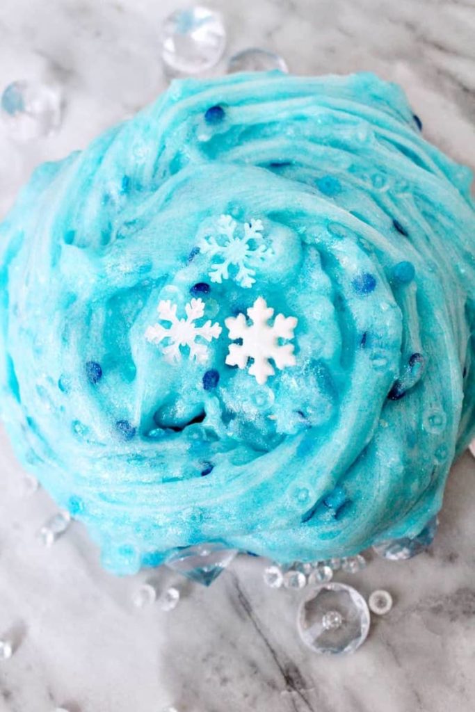 Fun Frozen 2 Crafts and Activities: Elsa Slime at Crayons and Cravings