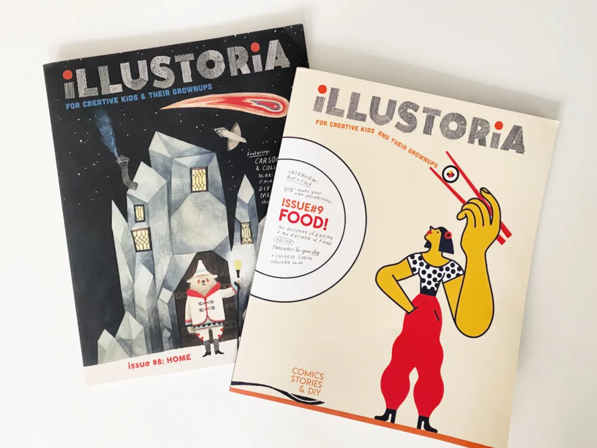 Illustoria: The perfect kids' magazine for creative thinkers | cool mom picks