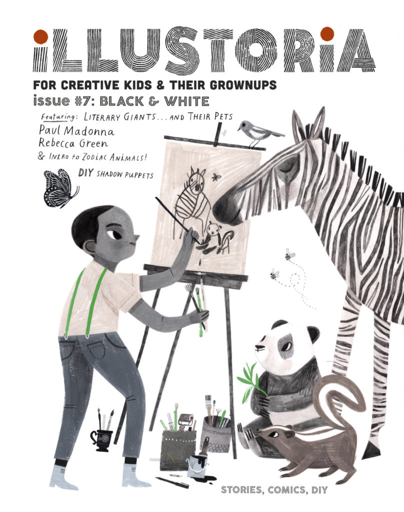 Illustoria magazine for kids: The Black & White issue