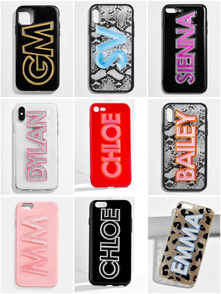 Gifts for VSCO Girls: Personalized phone case from Bauble Bar