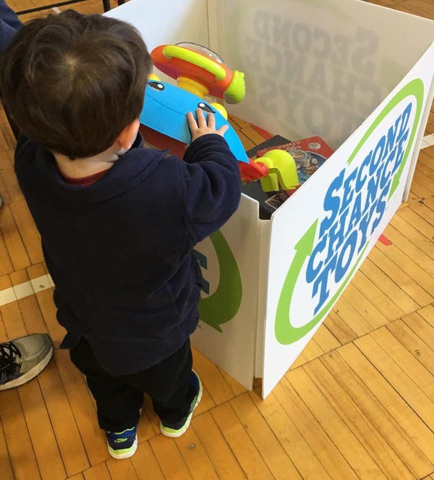 This Earth Day considering donating extra plastic toys to Second Chance Toys
