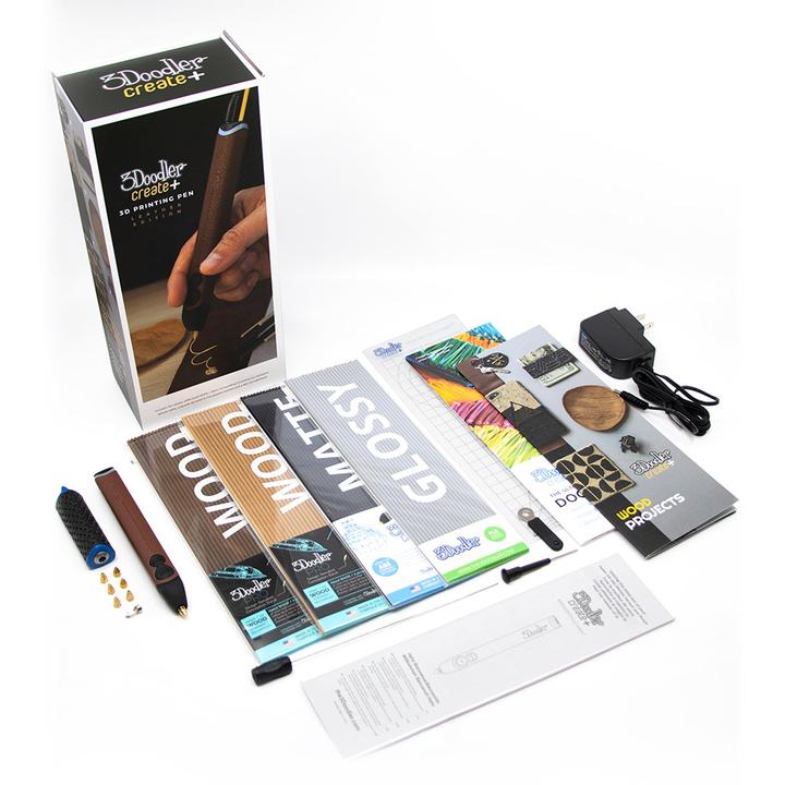 Gifts for guys who have everything: Leather 3Doodler Create+ Executive Edition