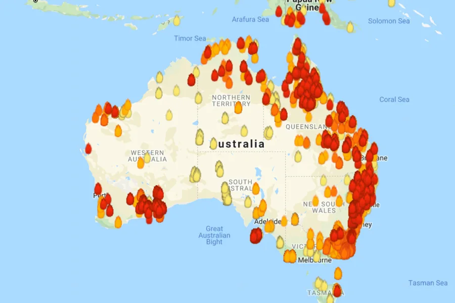 Current Australian fire map: How to help | coolmompicks.com