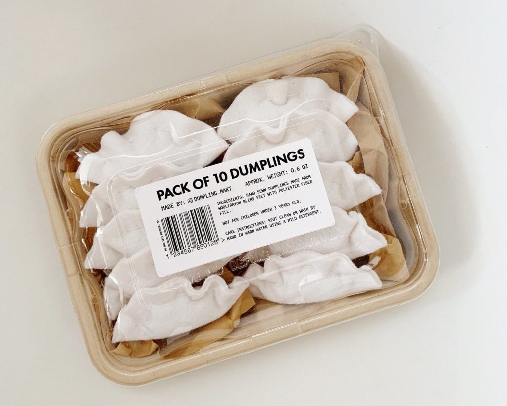 Play dumplings handmade from Dumpling Mart on etsy: Lunar New Year Gifts