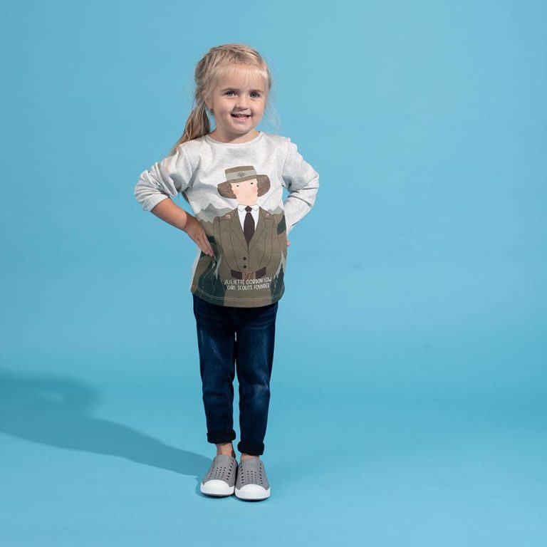 A collection of shirts for kids that bring herstory to life