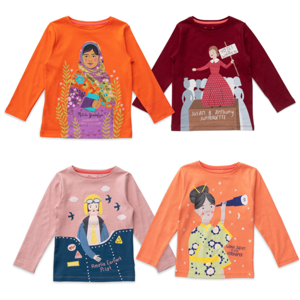 We love this new collection of women hero trailblazer tees for girls!