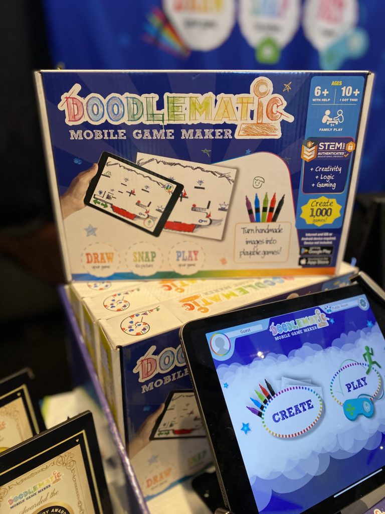 Creative, open-ended toys: Doodlematic game