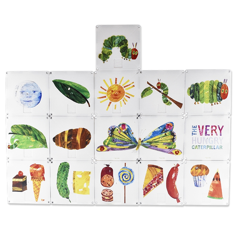 Eric Carle + Magnatiles: The Very Hungry Caterpillar collection