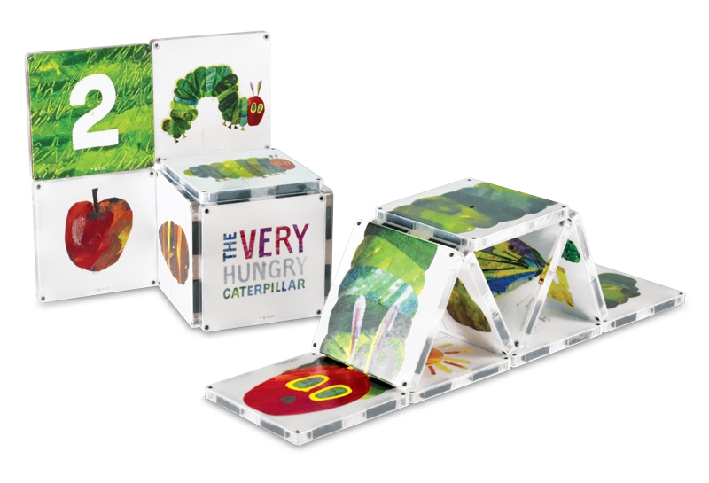 Eric Carle + Magnatiles: The Very Hungry Caterpillar collection