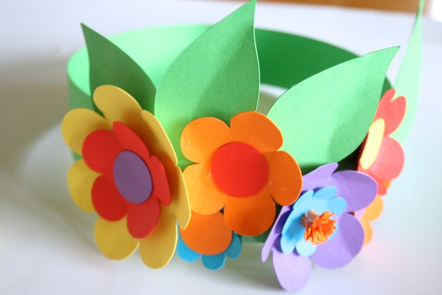 Make Easter special for kids with crafts like a DIY floral headpiece by Magdalena Franco for Etsy