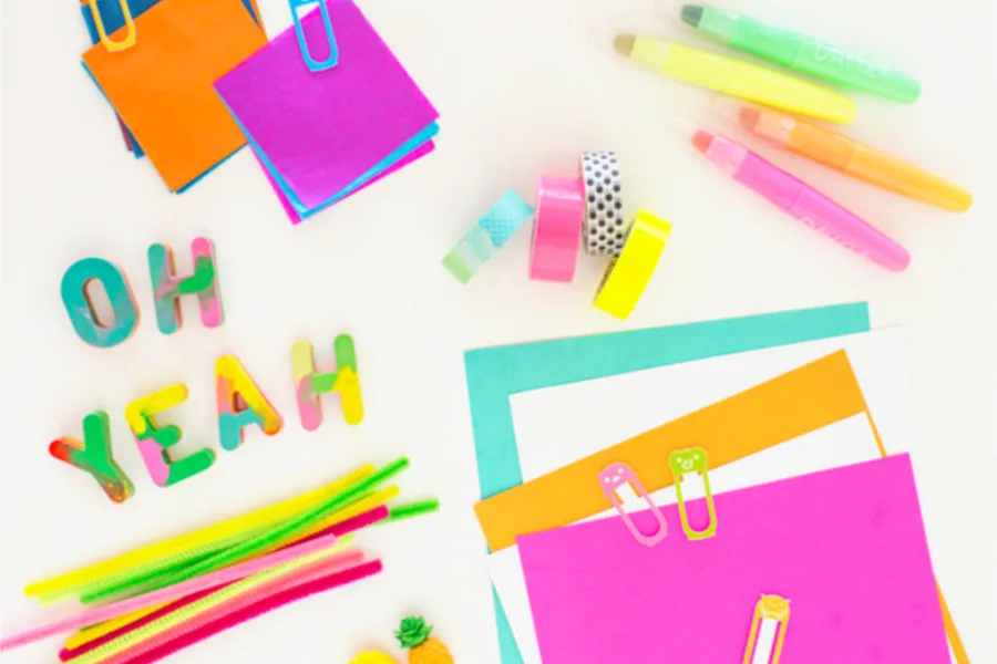 4 colorful DIY craft projects for kids from Oh Joy inspired by her book BE CURIOUS! | more: coolmompicks.com
