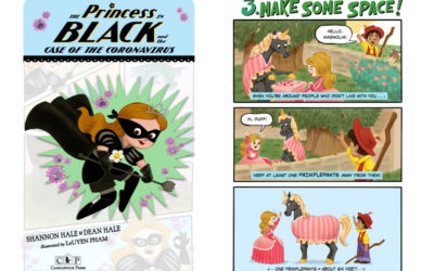 How to explain social distancing to young kids: This free downloadable Princess in Black comic book helps