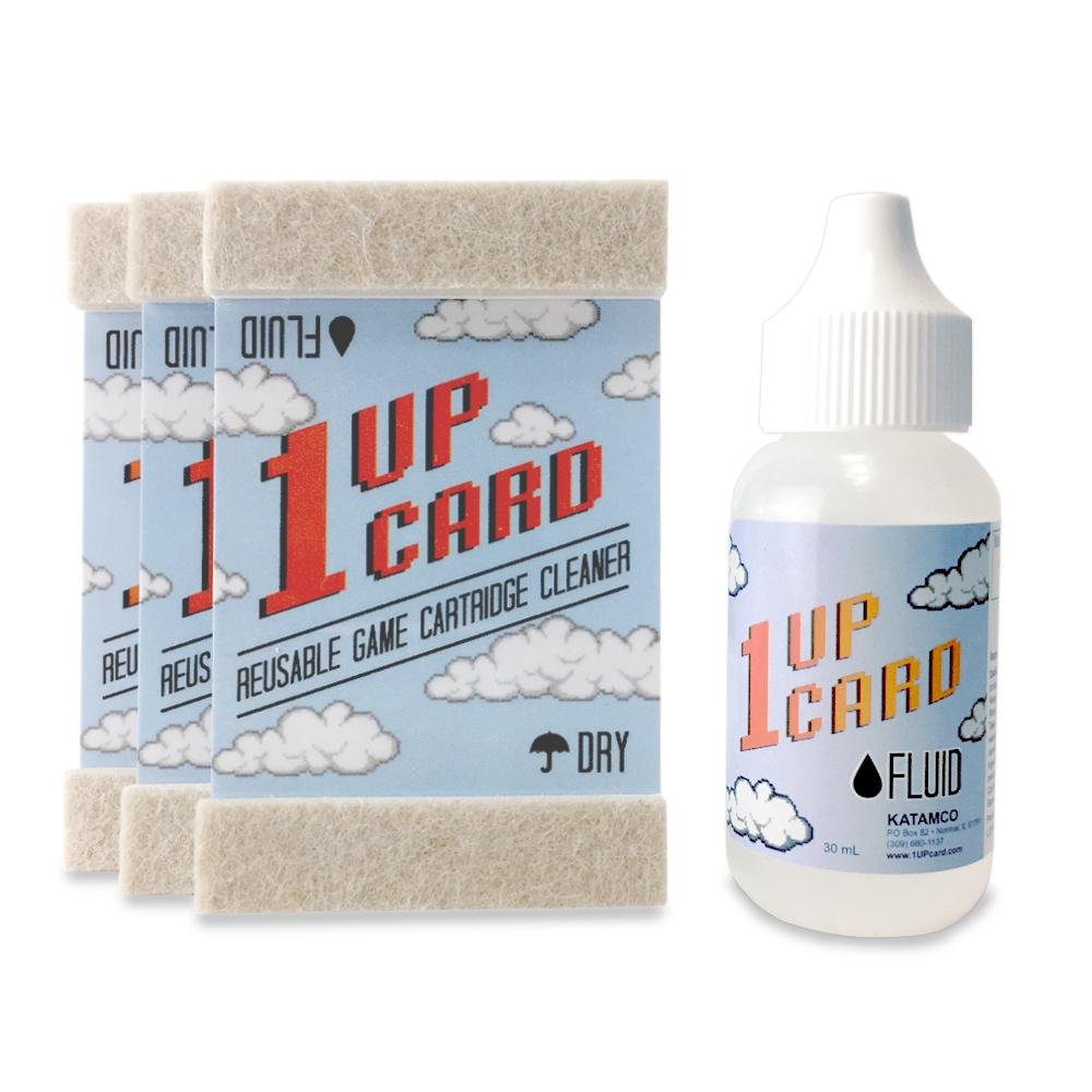 1Up Card Vintage Video Cartridge Cleaning Set: Father's Day gifts under $20