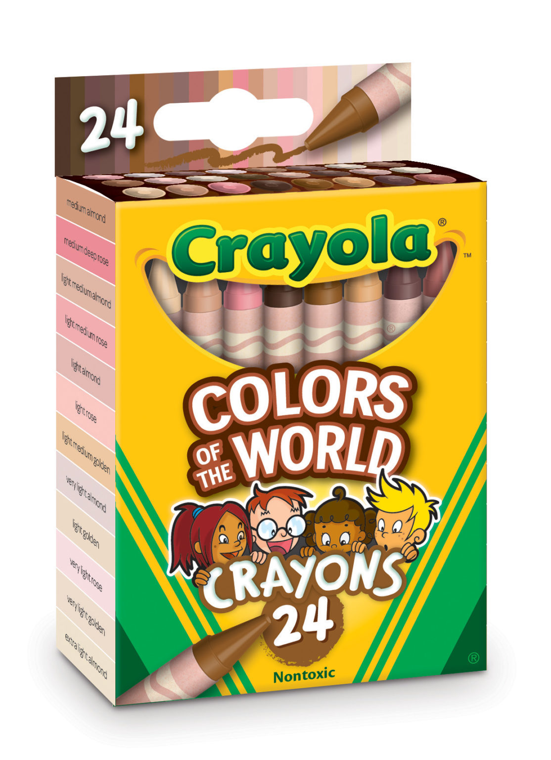 Crayola introduces Colors of the World crayons with 24 skin