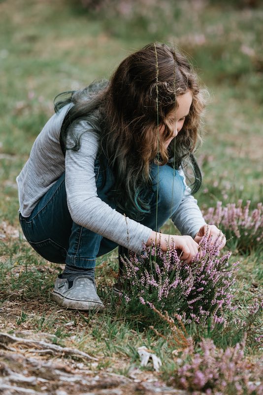 Stop by grandma's house and plant flowers, do yard work, or leave a colorful message in chalk