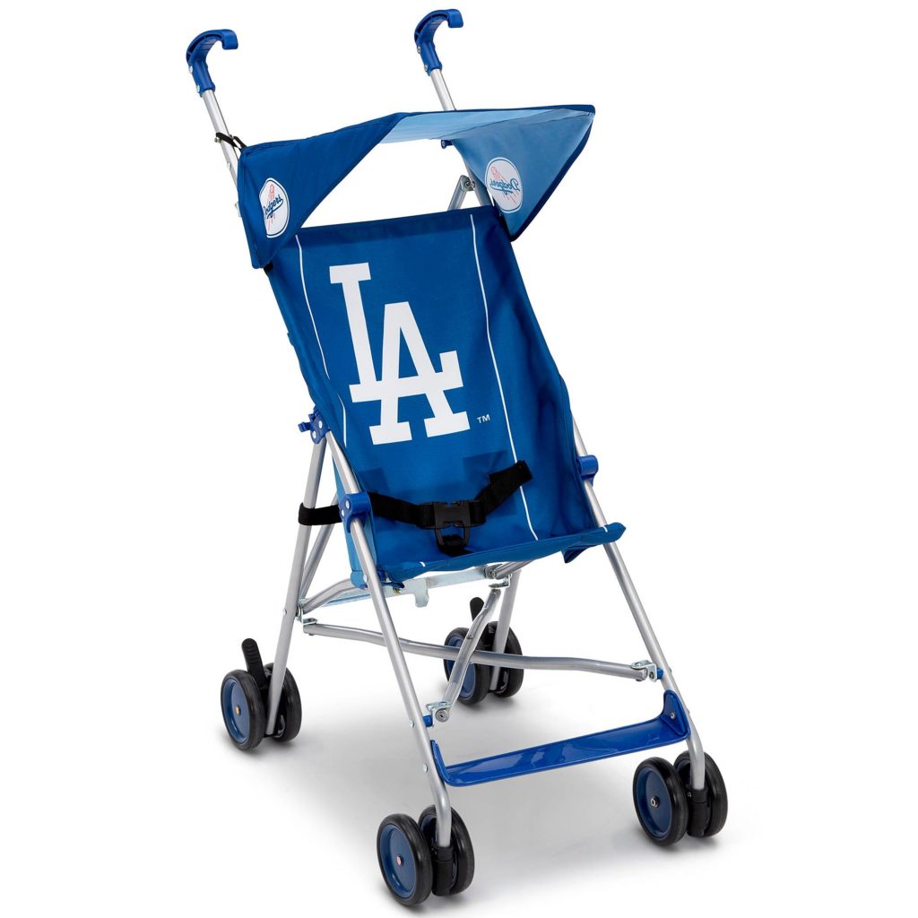 Best baby shower gifts under $30: MLB team umbrella stroller | Baby Shower Gift Guide 2019