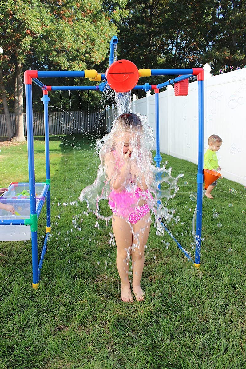 Fun backyard water toys for kids: A complete water park in your backyard, no crafty skills needed.