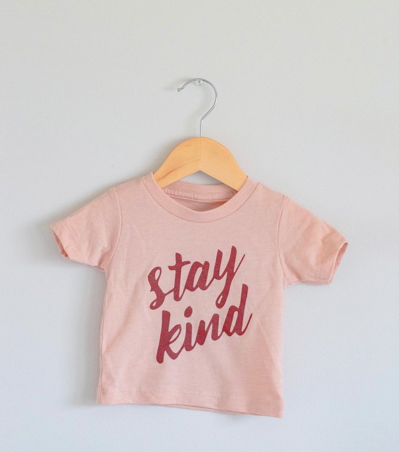 Stay Kind infant tee: Best baby shower gifts under $30