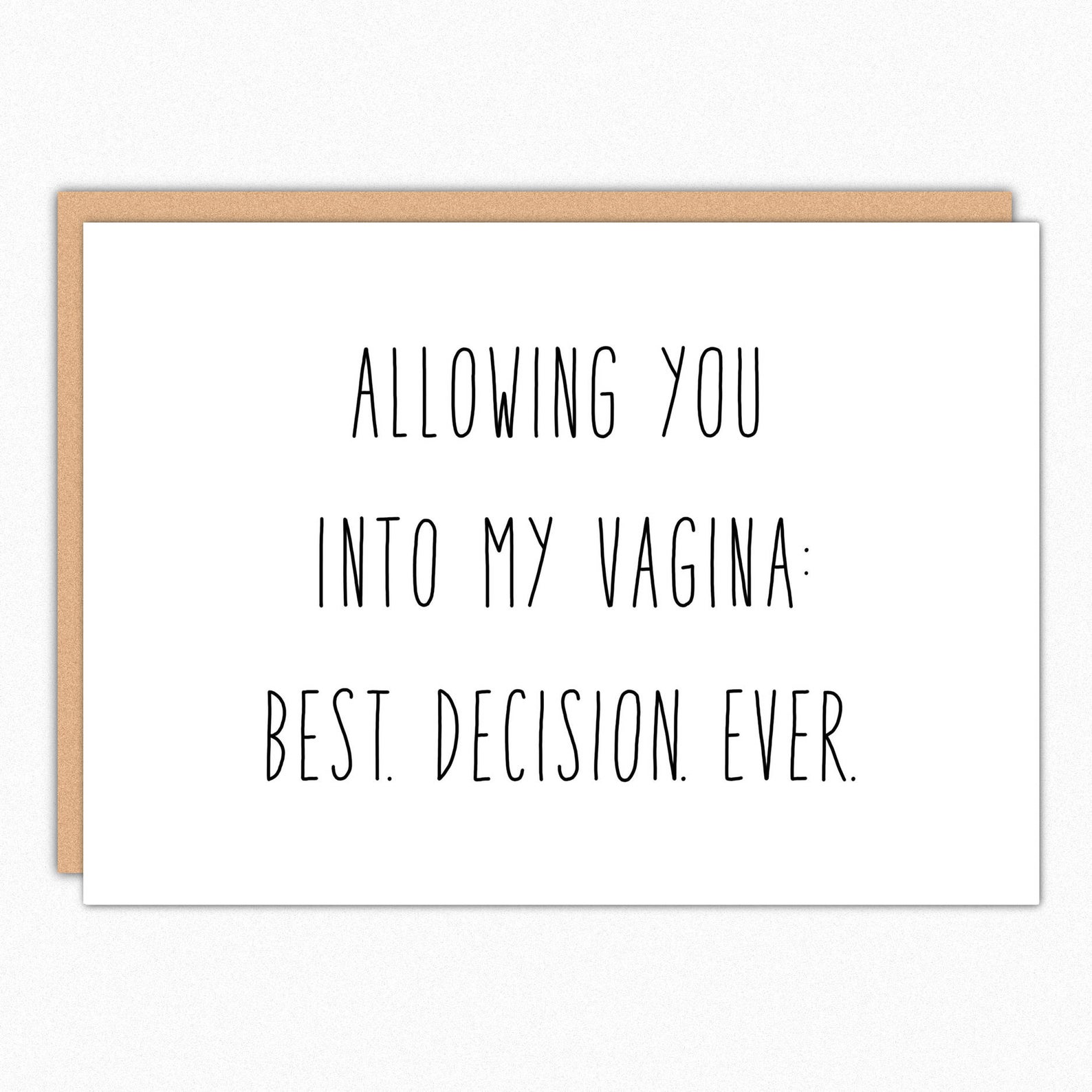 Funny Father's Day cards | Best Decision Ever by In a Nutshell Studio