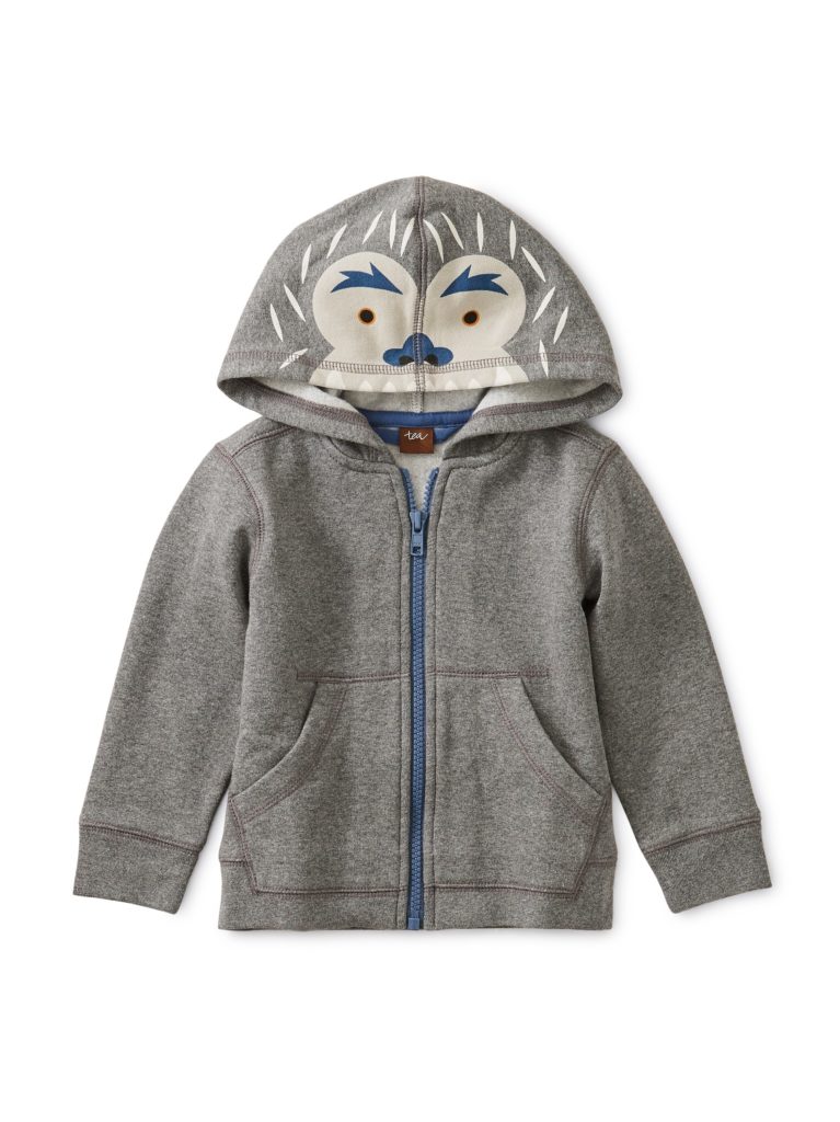 Best baby shower gifts under $30: Yeti baby hoodie from Tea 