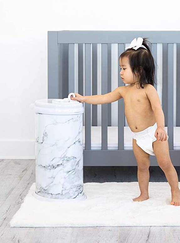 Ubbi makes the best odor-free diaper pails | Baby Shower Gift Guide