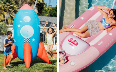 10 of the coolest backyard water toys to help beat the heat at home (including, yes, a Barbie Movie kiddie pool.)