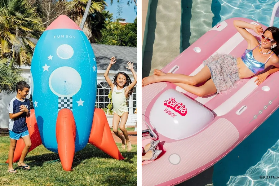 Beat the heat with 10 of the coolest backyard water toys, inflatable pools, and sprinklers.