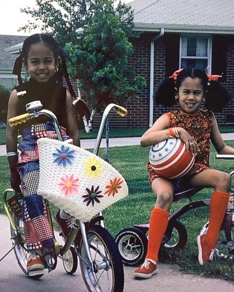 A young Maya and Kamala Harris: Inspiration for the new children's book, "Kamala and Maya's Big Idea" | Photo via author Meena Harris on Instagram