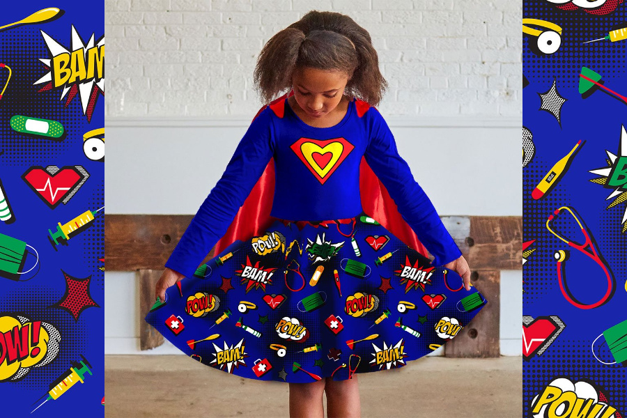 This wonderful new kids clothing collection celebrates medical superheroes. Diagnosis: adorable!