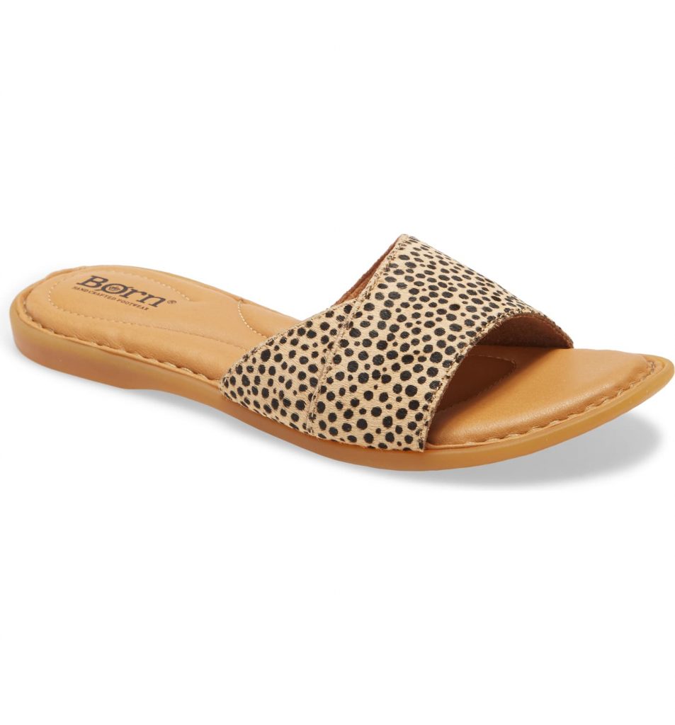 Favorite cute, comfy shoes on sale at Nordstrom right now: BORN Gudena Slide Sandal