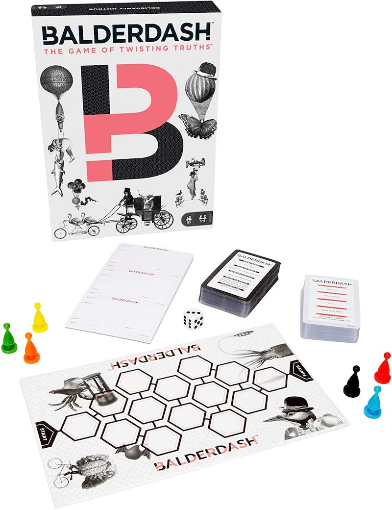 Fun board games to send in camp care packages: Balderdash is a classic wordplay game 