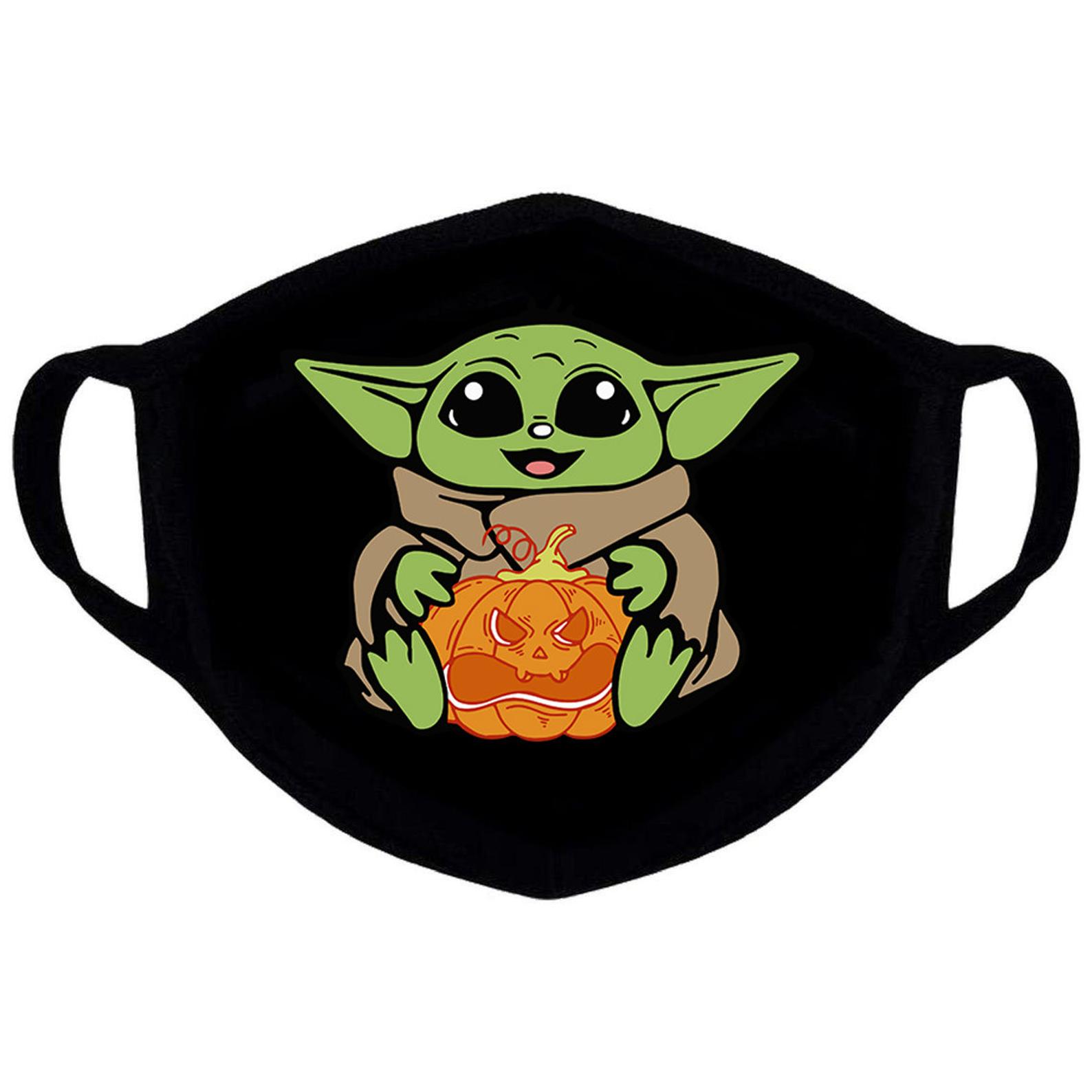 Halloween face masks for kids: Baby Yoda Halloween mask at Creation by Aris