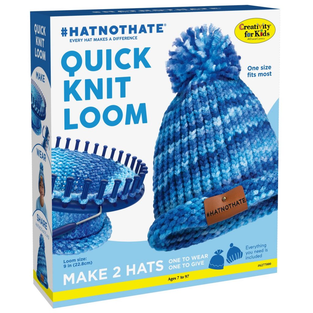 #hatnothate loom kit for kids supporting anti-bullying initiatives
