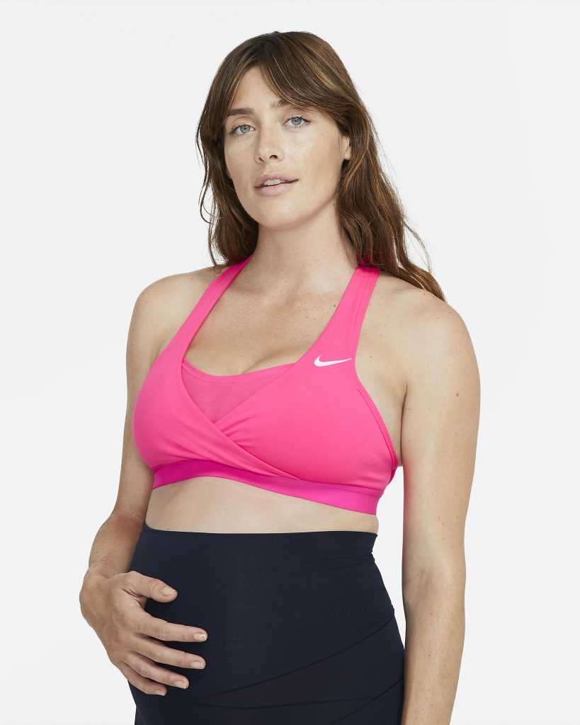 The new nursing sports bra from Nike's maternity line
