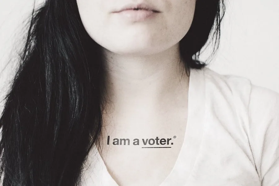 Get (temporarily) inked to vote.