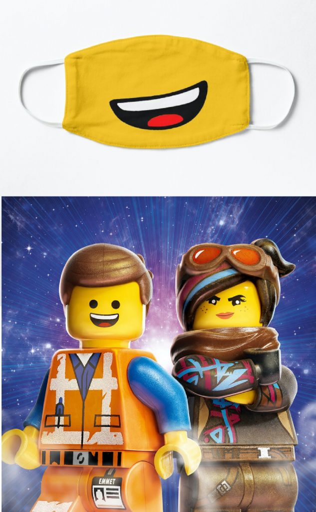 Emmett from the LEGO Movie: Halloween costume ideas that incorporate face masks